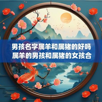 男孩名字属羊和属猪的好吗 属羊的男孩和属猪的女孩合适吗