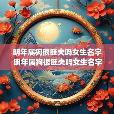 明年属狗很旺夫吗女生名字 明年属狗很旺夫吗女生名字大全