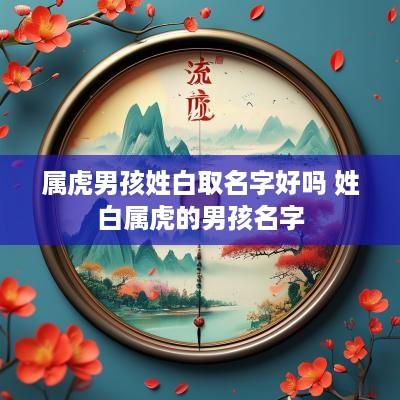 属虎男孩姓白取名字好吗 姓白属虎的男孩名字