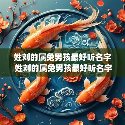 姓刘的属兔男孩最好听名字 姓刘的属兔男孩最好听名字是什么
