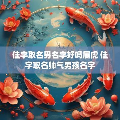 佳字取名男名字好吗属虎 佳字取名帅气男孩名字
