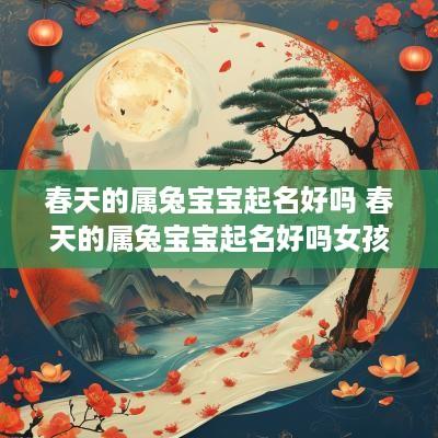 春天的属兔宝宝起名好吗 春天的属兔宝宝起名好吗女孩