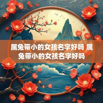 属兔带小的女孩名字好吗 属兔带小的女孩名字好吗