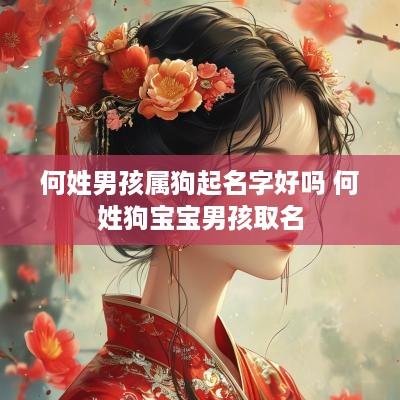 何姓男孩属狗起名字好吗 何姓狗宝宝男孩取名