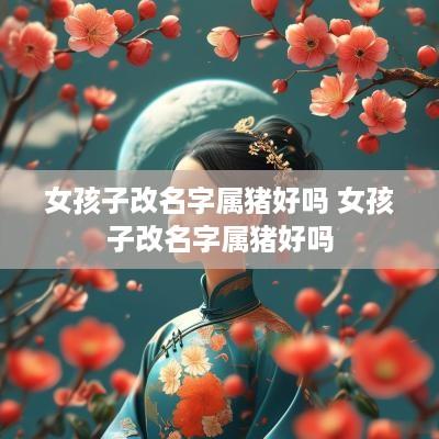 女孩子改名字属猪好吗 女孩子改名字属猪好吗