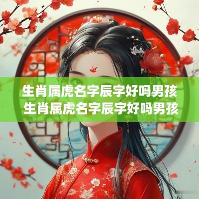 生肖属虎名字辰字好吗男孩 生肖属虎名字辰字好吗男孩子