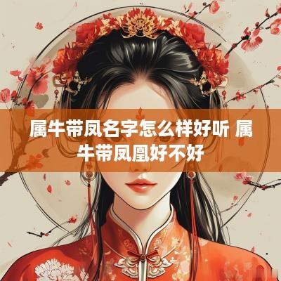 属牛带凤名字怎么样好听 属牛带凤凰好不好