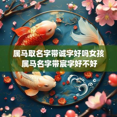 属马取名字带诚字好吗女孩 属马名字带宸字好不好