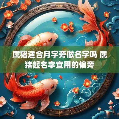 属猪适合月字旁做名字吗 属猪起名字宜用的偏旁