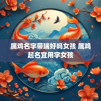属鸡名字带瑞好吗女孩 属鸡起名宜用字女孩