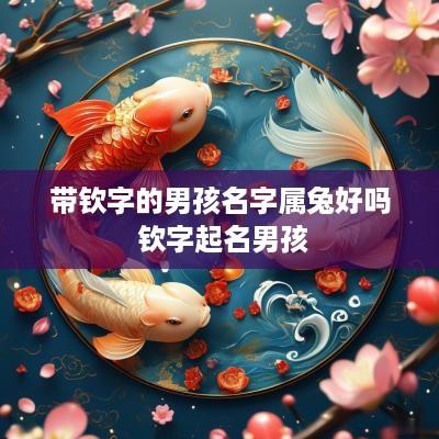 带钦字的男孩名字属兔好吗 钦字起名男孩
