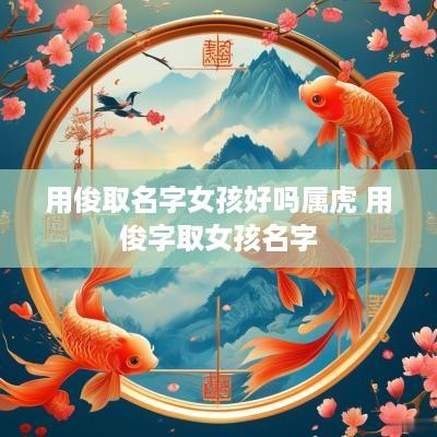 用俊取名字女孩好吗属虎 用俊字取女孩名字