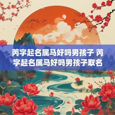 芮字起名属马好吗男孩子 芮字起名属马好吗男孩子取名