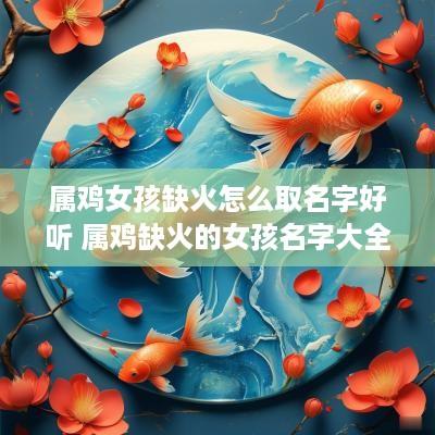 属鸡女孩缺火怎么取名字好听 属鸡缺火的女孩名字大全集
