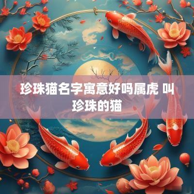 珍珠猫名字寓意好吗属虎 叫珍珠的猫
