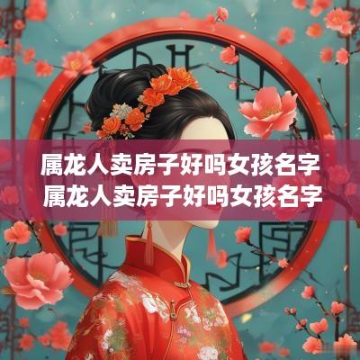 属龙人卖房子好吗女孩名字 属龙人卖房子好吗女孩名字大全