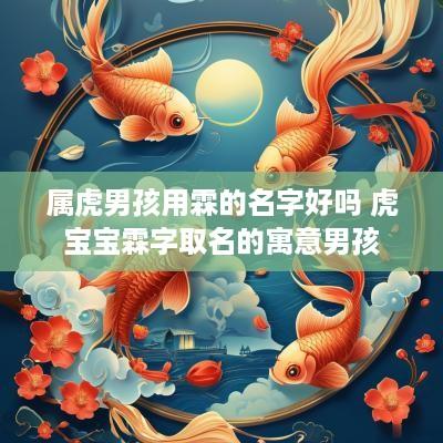 属虎男孩用霖的名字好吗 虎宝宝霖字取名的寓意男孩