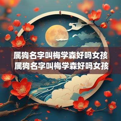属狗名字叫梅学森好吗女孩 属狗名字叫梅学森好吗女孩