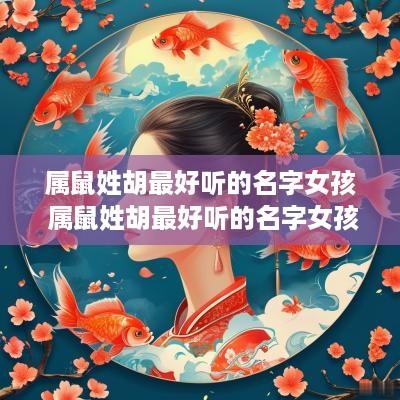 属鼠姓胡最好听的名字女孩 属鼠姓胡最好听的名字女孩子