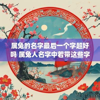 属兔的名字最后一个字超好吗 属兔人名字中若带这些字,一生大富大贵