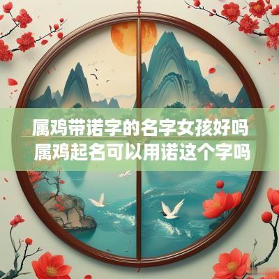 属鸡带诺字的名字女孩好吗 属鸡起名可以用诺这个字吗