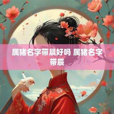 属猪名字带晨好吗 属猪名字带辰
