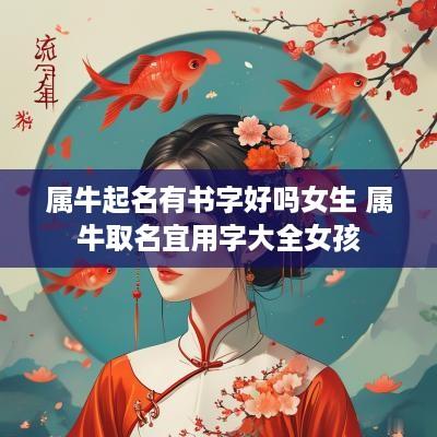 属牛起名有书字好吗女生 属牛取名宜用字大全女孩