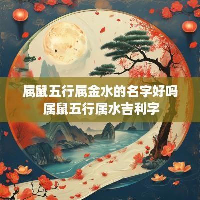 属鼠五行属金水的名字好吗 属鼠五行属水吉利字