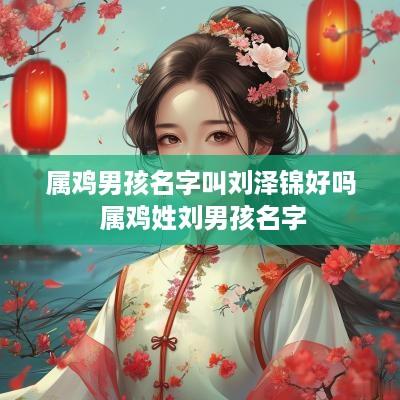 属鸡男孩名字叫刘泽锦好吗 属鸡姓刘男孩名字