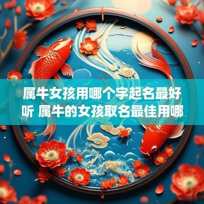 属牛女孩用哪个字起名最好听 属牛的女孩取名最佳用哪些字