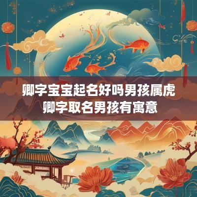 卿字宝宝起名好吗男孩属虎 卿字取名男孩有寓意