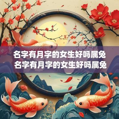 名字有月字的女生好吗属兔 名字有月字的女生好吗属兔男