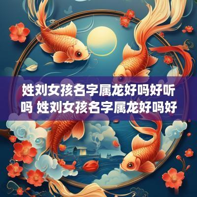 姓刘女孩名字属龙好吗好听吗 姓刘女孩名字属龙好吗好听吗