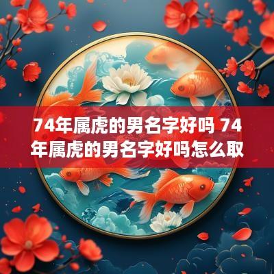 74年属虎的男名字好吗 74年属虎的男名字好吗怎么取