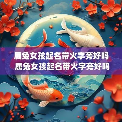 属兔女孩起名带火字旁好吗 属兔女孩起名带火字旁好吗怎么取