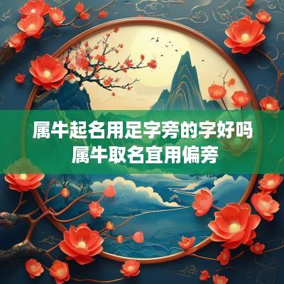 属牛起名用足字旁的字好吗 属牛取名宜用偏旁