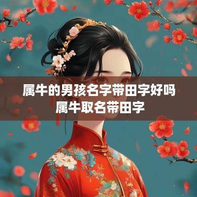 属牛的男孩名字带田字好吗 属牛取名带田字