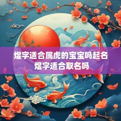 煜字适合属虎的宝宝吗起名 煜字适合取名吗
