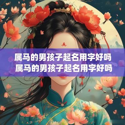 属马的男孩子起名用字好吗 属马的男孩子起名用字好吗