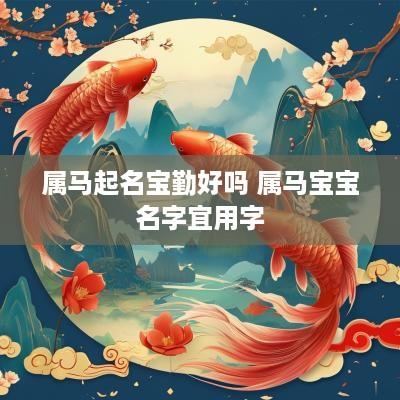 属马起名宝勤好吗 属马宝宝名字宜用字