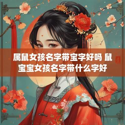 属鼠女孩名字带宝字好吗 鼠宝宝女孩名字带什么字好