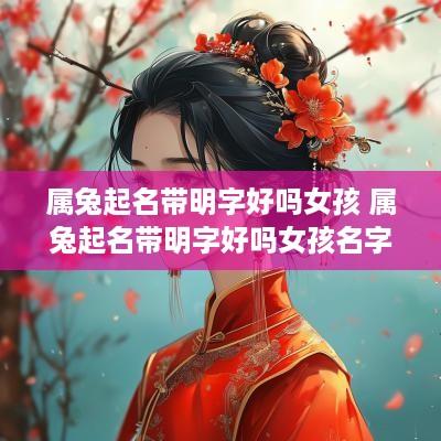 属兔起名带明字好吗女孩 属兔起名带明字好吗女孩名字