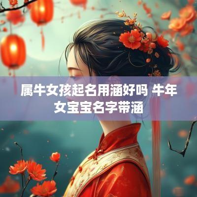 属牛女孩起名用涵好吗 蛇年女宝宝名字带涵