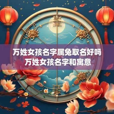 万姓女孩名字属兔取名好吗 万姓女孩名字和寓意