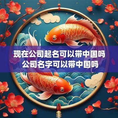 现在公司起名可以带中国吗 公司名字可以带中国吗