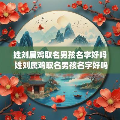 姓刘属鸡取名男孩名字好吗 姓刘属鸡取名男孩名字好吗
