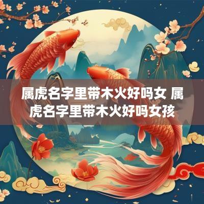 属虎名字里带木火好吗女 属虎名字里带木火好吗女孩