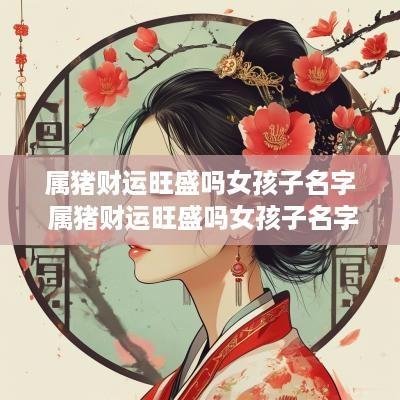 属猪财运旺盛吗女孩子名字 属猪财运旺盛吗女孩子名字大全