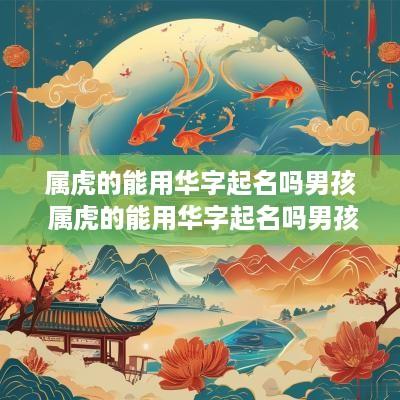 属虎的能用华字起名吗男孩 属虎的能用华字起名吗男孩子