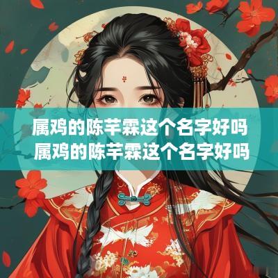 属鸡的陈芊霖这个名字好吗 属鸡的陈芊霖这个名字好吗怎么读